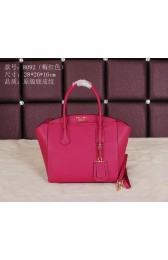 Knockoff Prada Original Grainy Leather Tote Bag BN8092 Rose VS06683