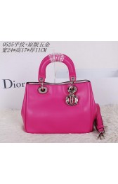 Knockoff Quality Dior mini Diorissimo Bag Smooth Leather CD0525 Rosy VS04971