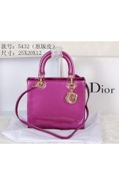Lady Dior Bags in Patent Leather D5432 Purple VS05944