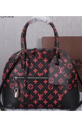 Louis Vuitton ALMA MONOGRAM INFRAROUGE Bag M69278 Black&Red VS07206