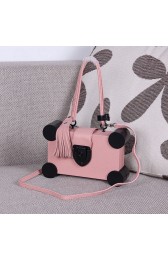 Louis Vuitton Calfskin Petite Malle Mini Bag M42153 Pink VS01757