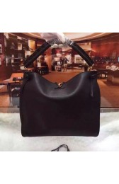 Louis Vuitton Calfskin Tournon Hobo Bag M50541 Black VS01387
