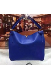 Louis Vuitton Calfskin Tournon Hobo Bag M50541 Blue VS03213