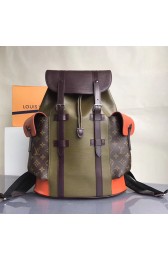 Louis Vuitton Canvas and Epi Christopher PM Green M41709 VS00441