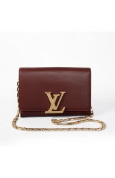 Louis Vuitton Chain Louise Shoulder Bag M92465 Brown VS07520