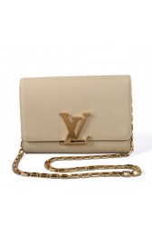 Louis Vuitton Chain Louise Shoulder Bag M92465 OffWhite VS02466