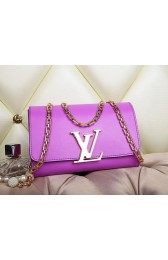 Louis Vuitton Chain Louise Shoulder Bag M94335 Purple VS00424