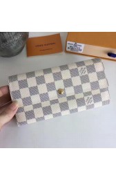 Louis Vuitton Damier Azur Canvas Portefeiulle Sarah Long Wallet N61735 VS06892