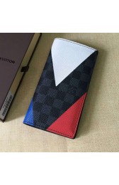 Louis Vuitton Damier Cobalt Canvas Brazza Wallet Regatta N41593 VS04256