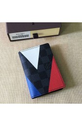 Louis Vuitton Damier Cobalt Canvas Pocket Organizer Regatta N41591 VS00173