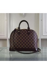 Louis Vuitton Damier Ebene Canvas ALMA MM Bag N41247 VS06566