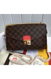 Louis Vuitton Damier Ebene Canvas Caissa Clutch Cherry N41597 VS06144