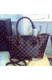 Louis Vuitton Damier Ebene Canvas CAISSA TOTE PM Bag N41551 Cherry VS01249