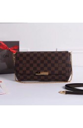 Louis Vuitton Damier Ebene Canvas Favorite MM N41129 VS01596