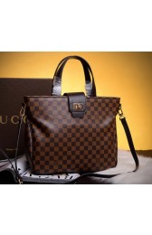 Louis Vuitton Damier Ebene Canvas Tote Bag N43111 Black VS00832