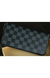 Louis Vuitton Damier Graphite Canvas BRAZZA WALLET N60017 VS06391