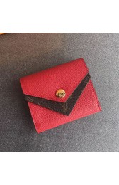 Louis Vuitton Double V Compact Wallet Rubis M64419 VS09179
