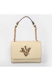 Louis Vuitton EPI Leather Chain Louise Shoulder Bag M48618 OffWhite VS09710
