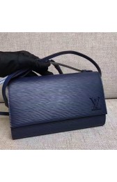 Louis Vuitton Epi Leather Clery Pochette Blue M54537 VS04781