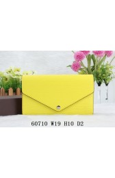 Louis Vuitton Epi Leather Josephine Wallet M60710 Yellow VS09351