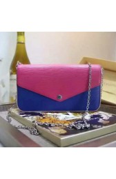 Louis Vuitton Epi Leather Pochette Felicie M61754 Hot Pink VS03930