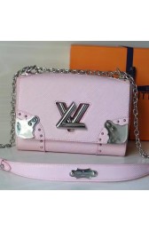 Louis Vuitton Epi Leather Twist Denim Pink M42364 VS01723