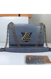 Louis Vuitton Epi Leather Twist MM Blue M50280 VS08947