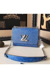 Louis Vuitton Epi Leather Twist MM Blue M51065 VS09203