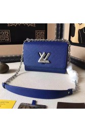 Louis Vuitton Epi Leather Twist MM Dark Blue M50280 VS05789