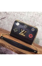 Louis Vuitton Epi Leather Twist MM M54220 Black VS07916