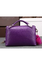 Louis Vuitton Fall Winter 2015 Tote Bags M97536 Purple VS03661