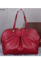 Louis Vuitton Litchi Leather Toto Bag M41399 Burgundy VS02805