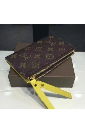 Louis Vuitton Monogram Canvas Adele Compact Wallet Yellow M61271 VS05772