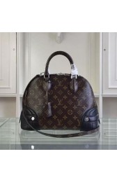 Louis Vuitton Monogram Canvas ALMA MM Bag M50118 Black VS08922