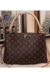 Louis Vuitton Monogram Canvas Capucines MM Tote Bag N1018L VS09256