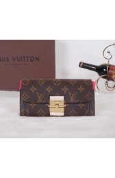 Louis Vuitton Monogram Canvas Elysee Wallet M60361 Peach VS08965