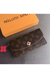 Louis Vuitton Monogram Canvas Emilie Wallet Poppy M64202 VS05366