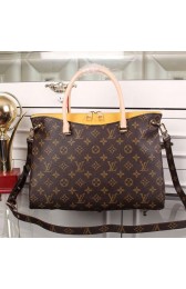 Louis Vuitton Monogram Canvas Pallas Bag M50066 Yellow VS07163