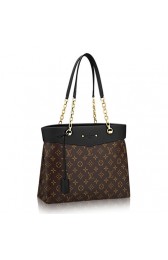 Louis Vuitton Monogram Canvas Pallas Shopper M51198 Noir VS07893