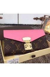 Louis Vuitton Monogram Canvas PALLAS WALLET M58414 Pink VS01636