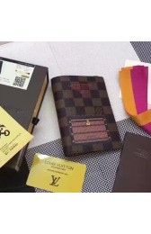 Louis Vuitton Monogram Canvas Passport Cover Red M63189 VS01327