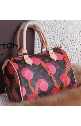 Louis Vuitton Monogram Canvas SPEEDY 25 RAMAGES M41526 Rose VS03906