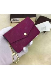 Louis Vuitton Monogram Empreinte Key Pouch Burgundy M60633 VS02334