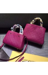 Louis Vuitton Monogram Empreinte Montaigne BB Fuchsia M41053 VS08220