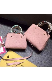 Louis Vuitton Monogram Empreinte Montaigne BB Pink M41053 VS03119