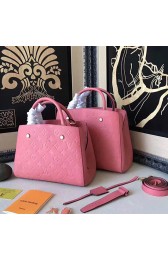 Louis Vuitton Monogram Empreinte Montaigne MM Hot Pink M42296 VS01324