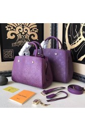 Louis Vuitton Monogram Empreinte Montaigne MM Purple M42296 VS07271