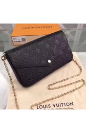 Louis Vuitton Monogram Empreinte Pochette Felicie Noir M64065 VS06287
