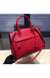 Louis Vuitton Monogram Empreinte Pont-neuf MM Red M41752 VS09907