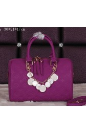 Louis Vuitton Monogram Empreinte Speedy BANDOULIERE 30 Bag M40756 Purple VS07032
